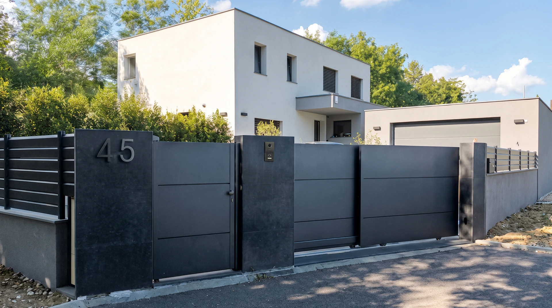 Nouvelle fenêtre en plastique pvc avec cadre en métal blanc installée dans une maison moderne après rénovation