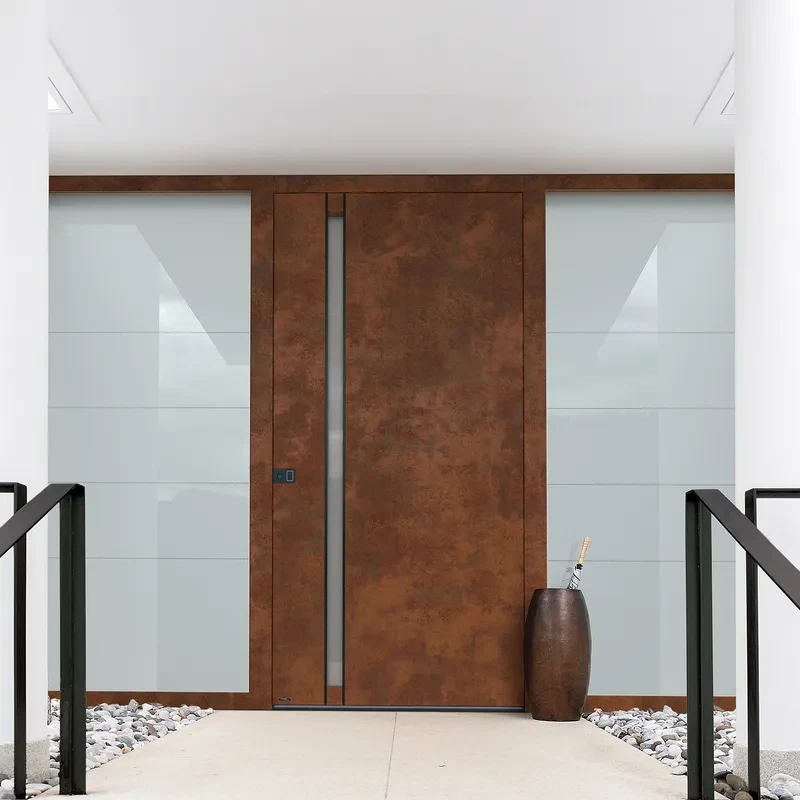 Nouvelle fenêtre en plastique pvc avec cadre en métal blanc installée dans une maison moderne après rénovation