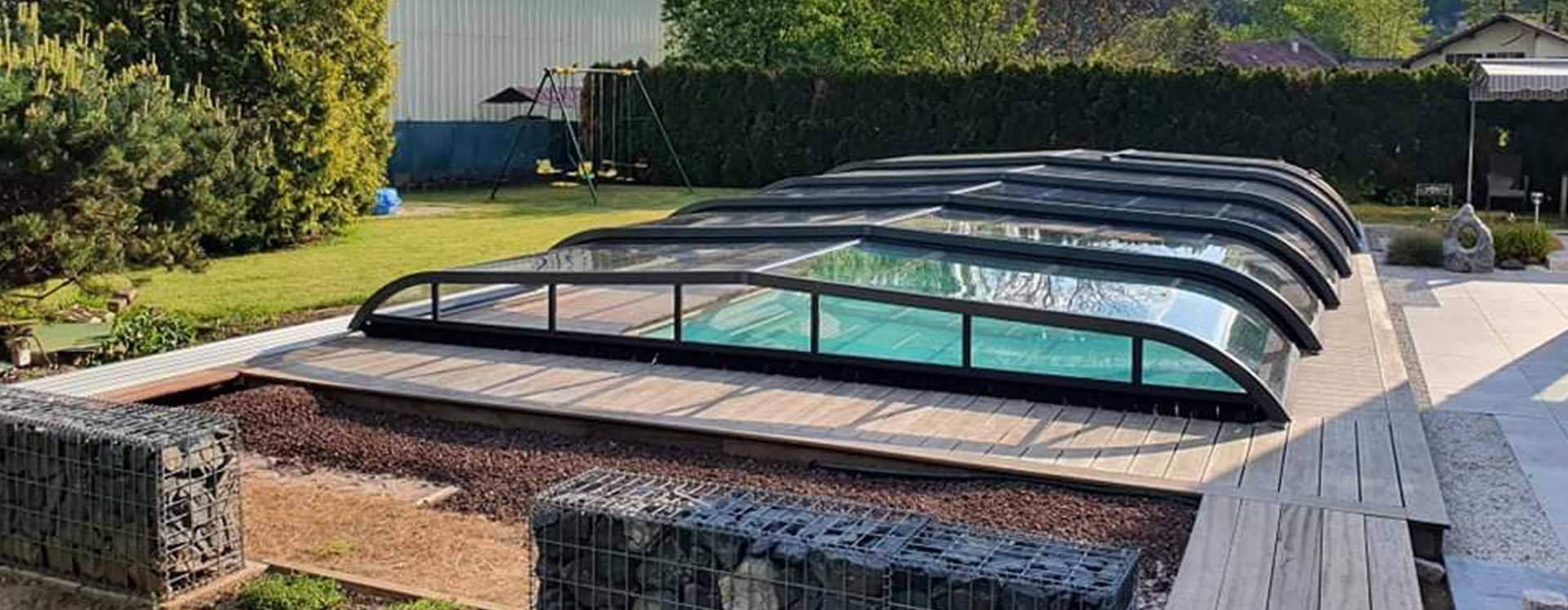 Abri de Piscine en Aluminium: Fabrication sur mesure - Abri de Piscine  Gustave Rideau